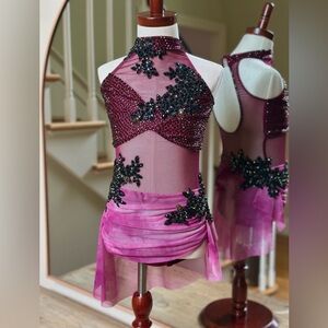Burgundy Brynn Lavinia custom lyrical contemporary  Costume size 7-8 IC